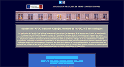 Desktop Screenshot of droitconstitutionnel.org